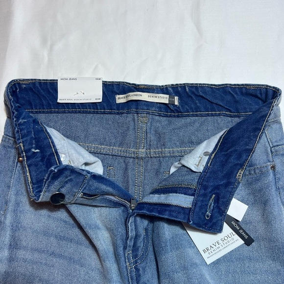 Brave Soul London Franciska Mom Jeans, NWT, Size 12/40 - Picture 8 of 11